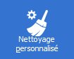 Nettoyage personnalisé